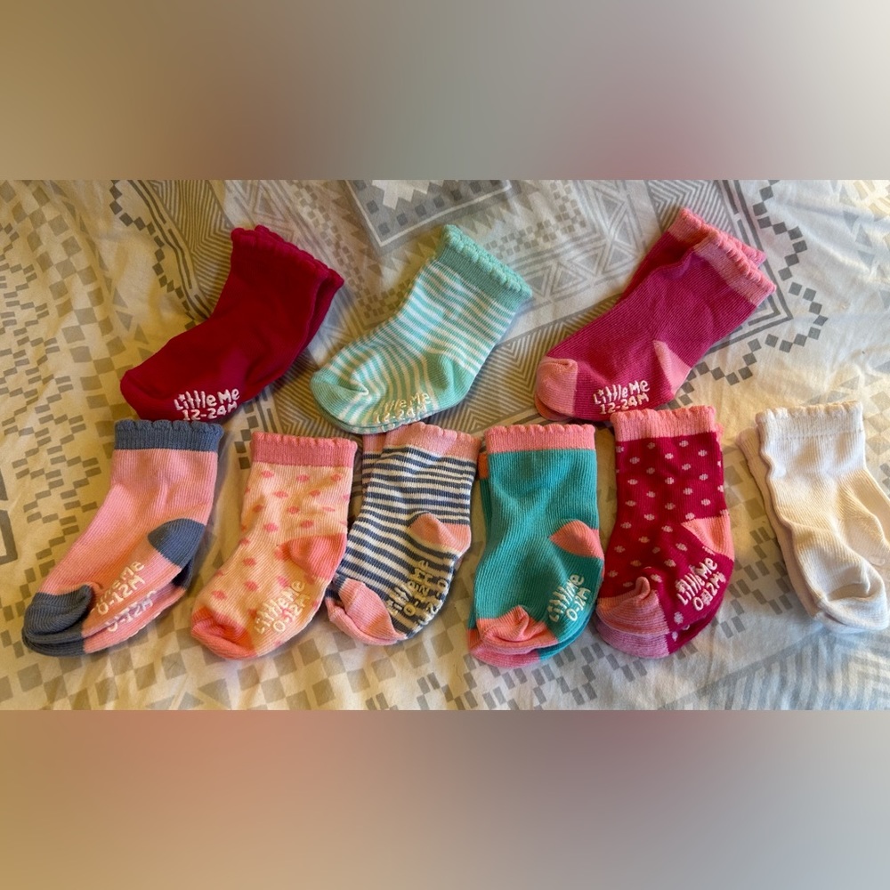 Brand new without tags Little Me Socks